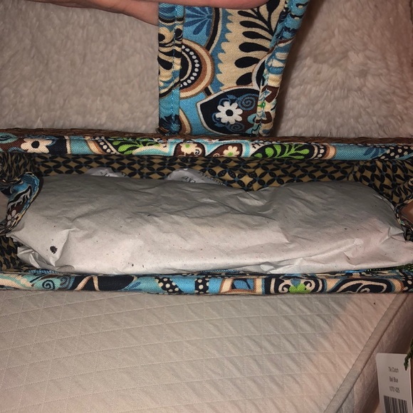 NWT Vera Bradley Tiki Clutch Wedding, vacation, beach, photo shoot honeymoon - Picture 4 of 11